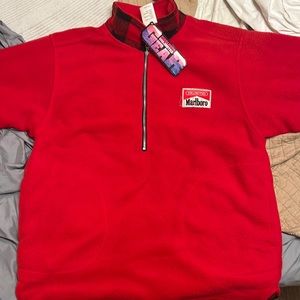 Marlboro Vintage Quarter-zip. Size large with Tags. Very rare vintage piece